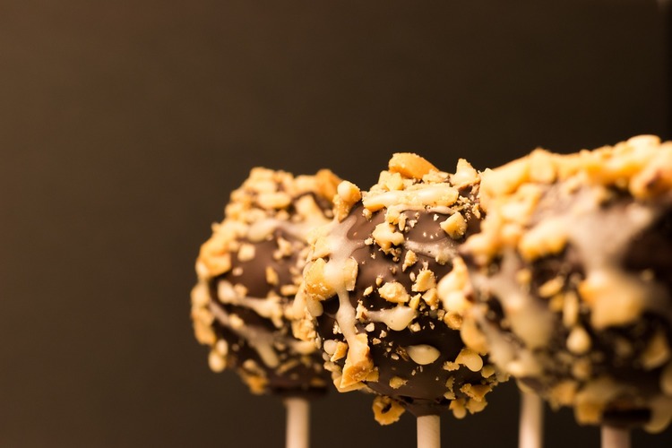 Cake Pop Recipe - Chocolate Cake Pops with Crushed Peanuts